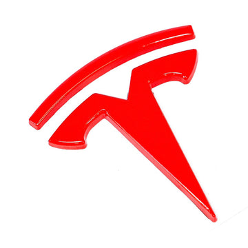 Emblex Tesla Style Gloss Red Rear Badge Hammer Emblem for Tesla Model S 3 X Y - MODE Auto Concepts