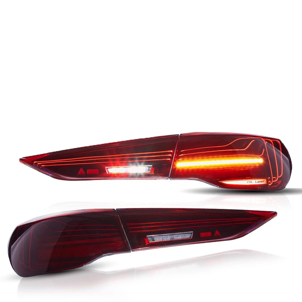 Luminosa CSL Laser Style Sequential Tail Light Red Clear for BMW M4 G82 & 4 Series G22 G23 G26 420i 430i M440i