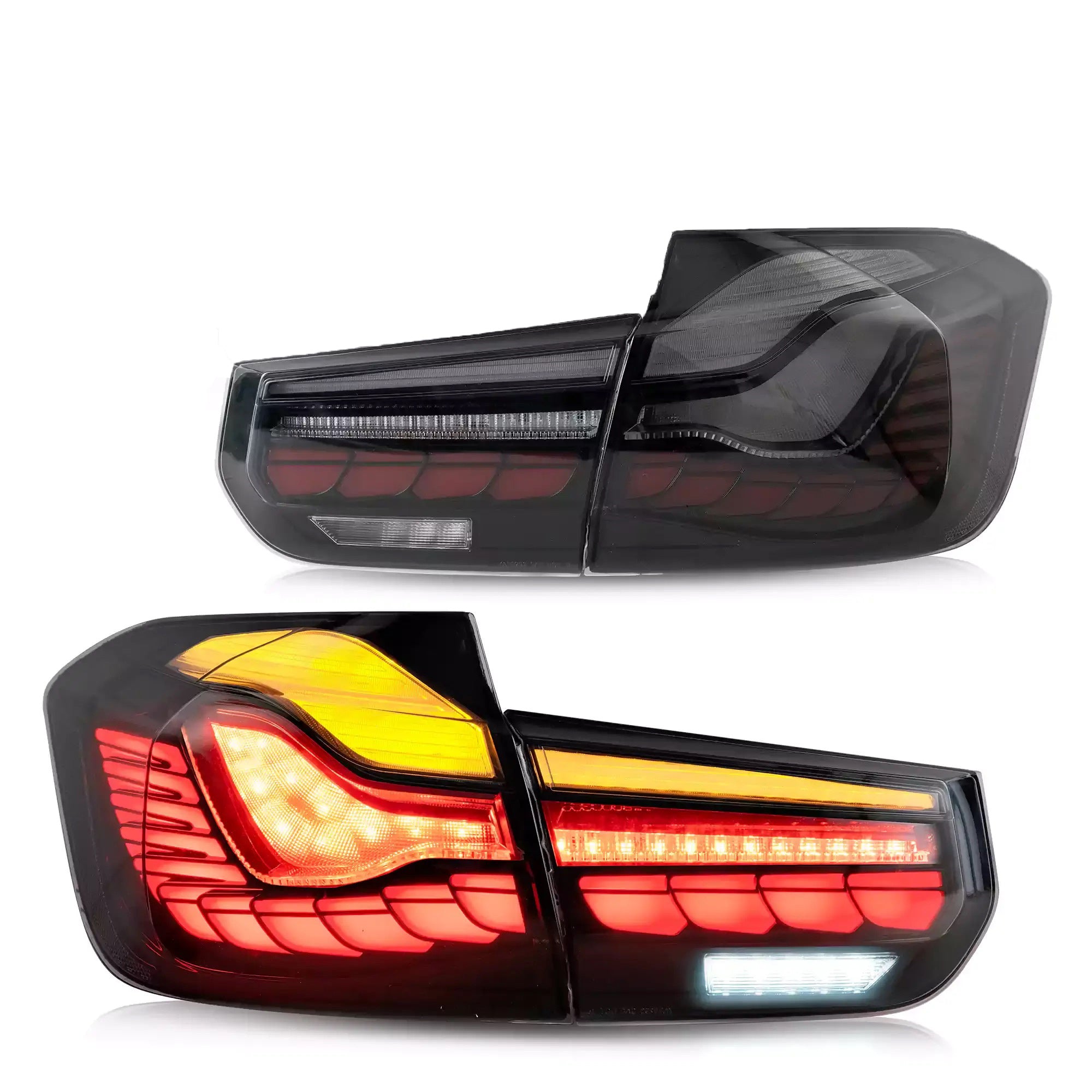 Luminosa GTS / CS Style OLED Feu arrière séquentiel Blackline pour BMW M3 F80 &amp; Série 3 F30