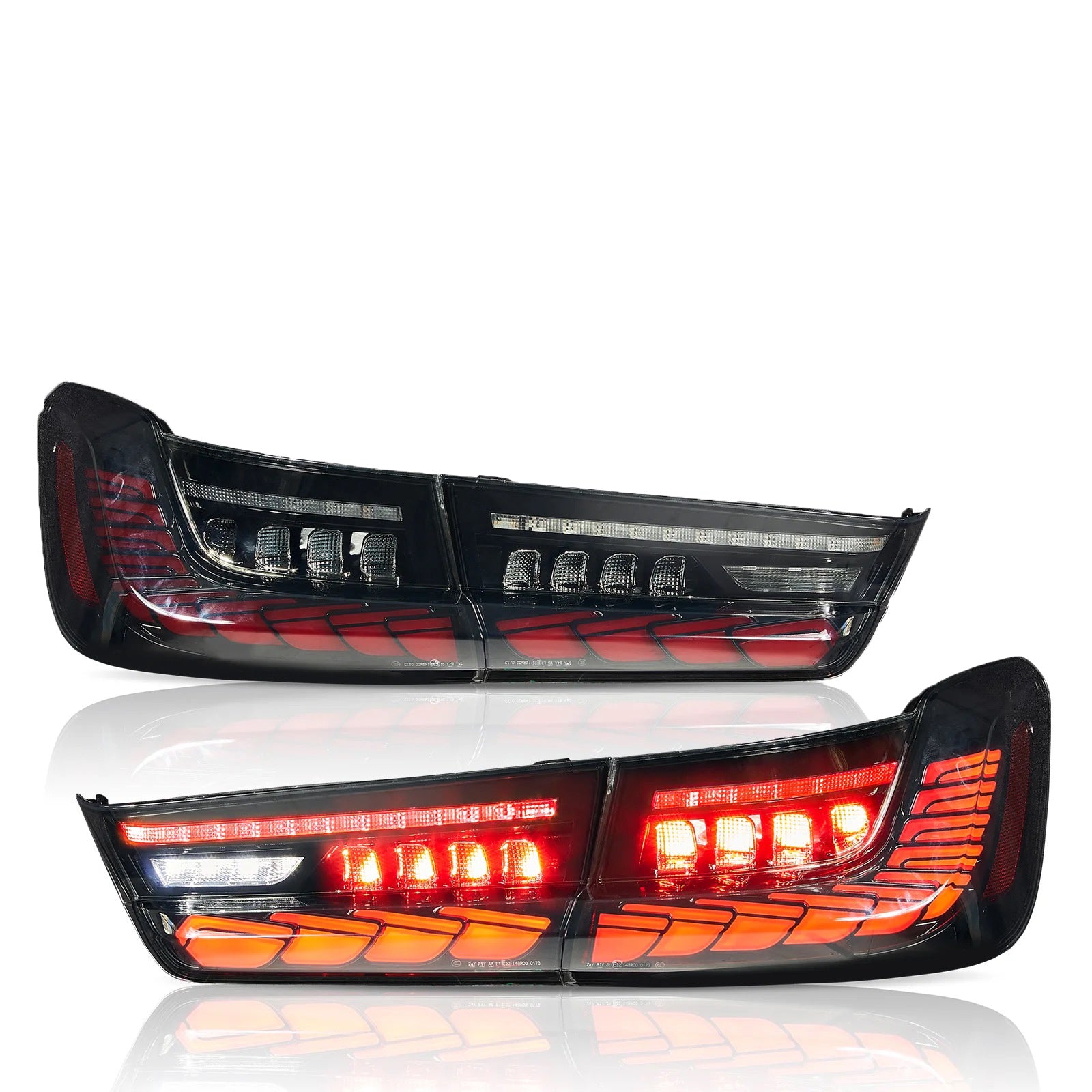 Luminosa GTS / CS Style OLED V2.0 Sequential Tail Light Blackline for BMW M3 G80 & 3 Series G20 320i 330i M340i