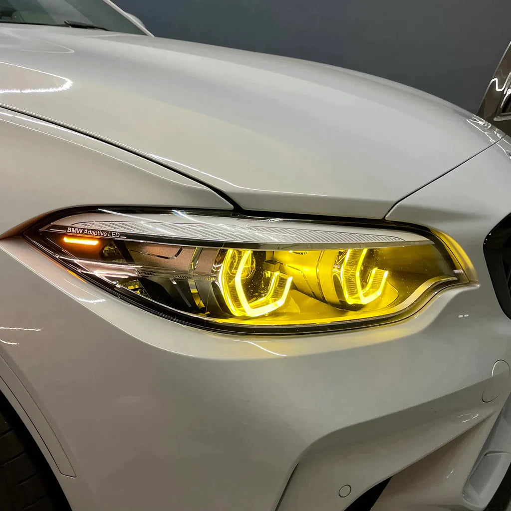 Luminosa Motorsport CSL Yellow Daytime Running Light LED Module for BMW M2 F87 & 2-Series F22 F22 inc. M235i M240i - MODE Auto Concepts