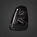 Luminosa Union Jack Style LED Tail Light Blackline w. Black Trim for MINI Cooper S JCW R56 R57 R58 R59 Hatch - MODE Auto Concepts