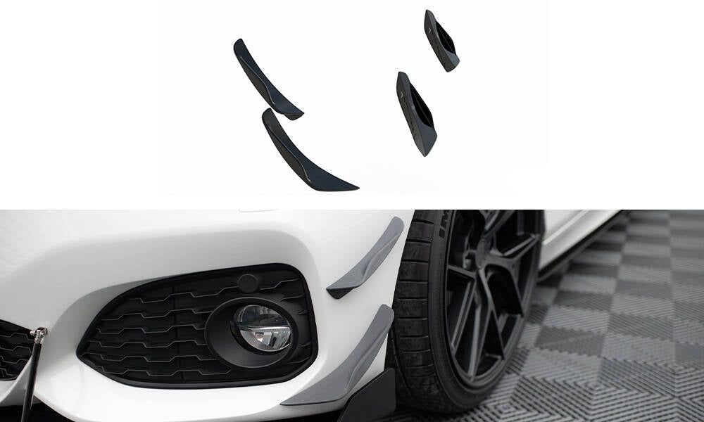 Maxton Design Front Winglets Canards for BMW M135i LCI & M140i F20 inc. 1 Series M-Sport