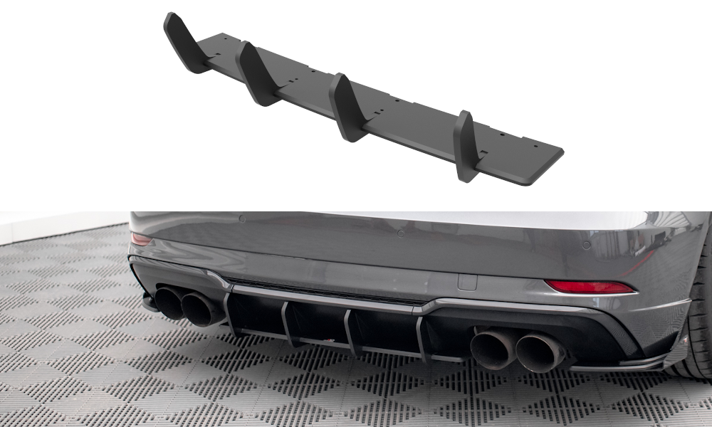 Maxton Design Street Pro Rear Diffuser for Audi S3 8V / A3 S-Line 8V Facelift Sportback