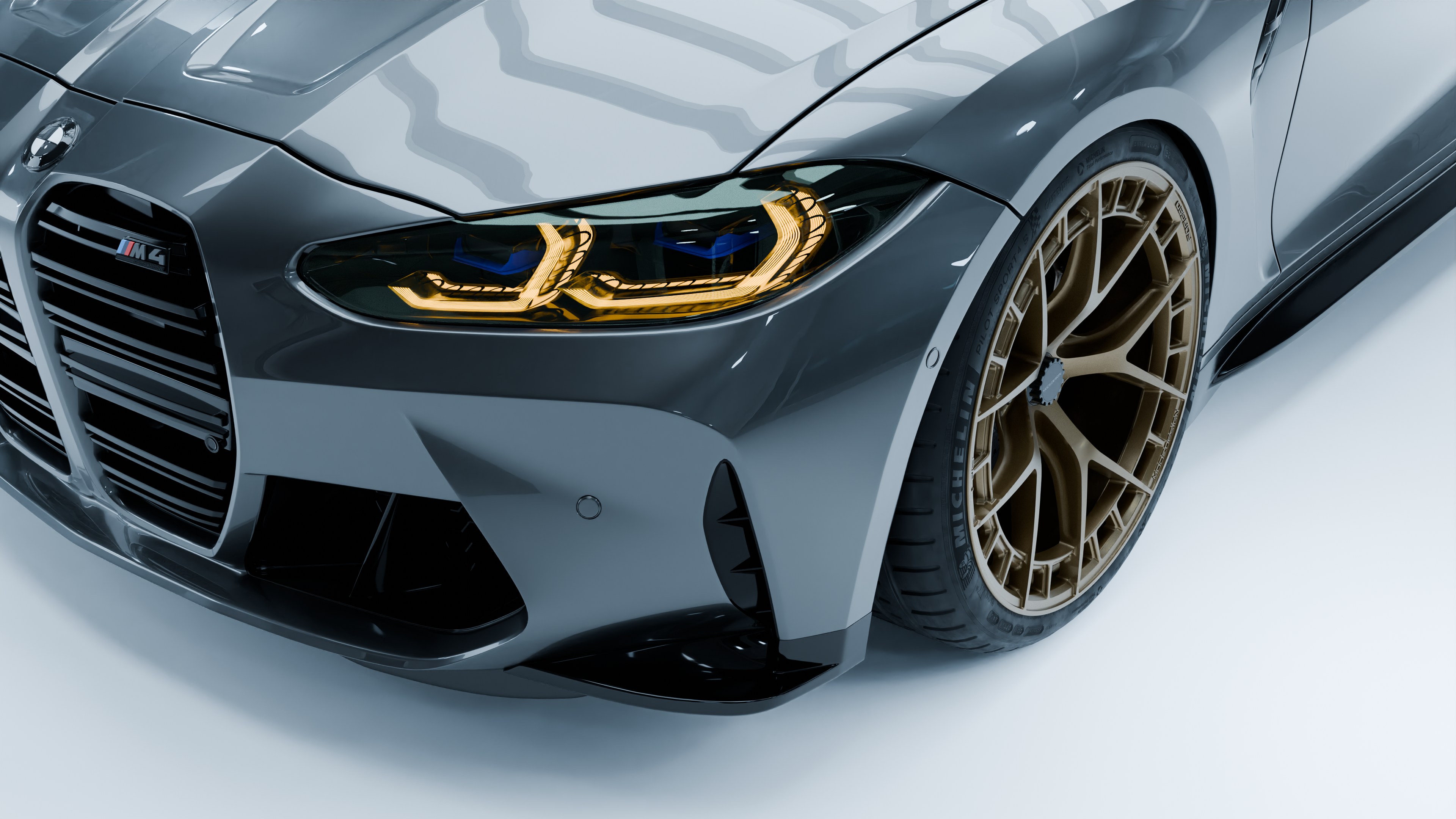 MODE Design FR-1 Forged Wheels Track-Spec Black Set for BMW M2 G87 M3 G80 G81 M4 G82 G83