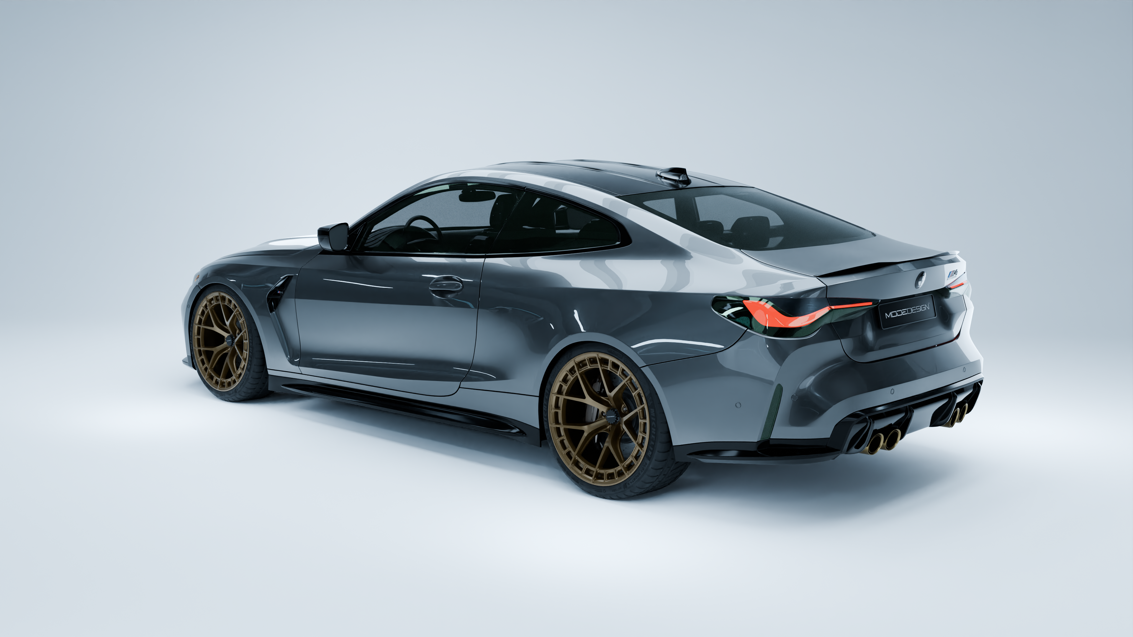 MODE Design FR-1 Forged Wheels Track-Spec Black Set for BMW M2 G87 M3 G80 G81 M4 G82 G83