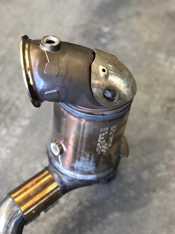 MODE Design Decatted 3.5" Downpipe V2 MQB AWD VW Golf MK8 R Audi S3 8Y 2.0T EA888 - MODE Auto Concepts