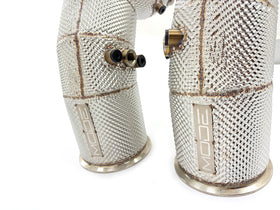 MODE Design 200cpsi Catted Downpipes for Audi RS4 RS5 B9 - 0