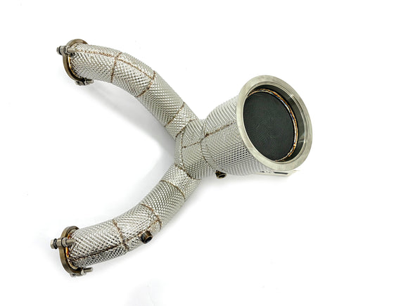 MODE Design 200cpsi Catted Downpipes for Audi S4 S5 B9
