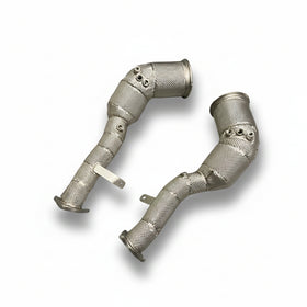 MODE Design Decatted Downpipes for Porsche Macan S GTS Turbo 95B.2 2.9T