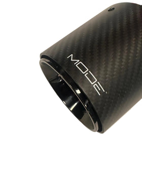 MODE Design 4" (100mm) Carbon Straight Cut Clamp-On Exhaust Tip