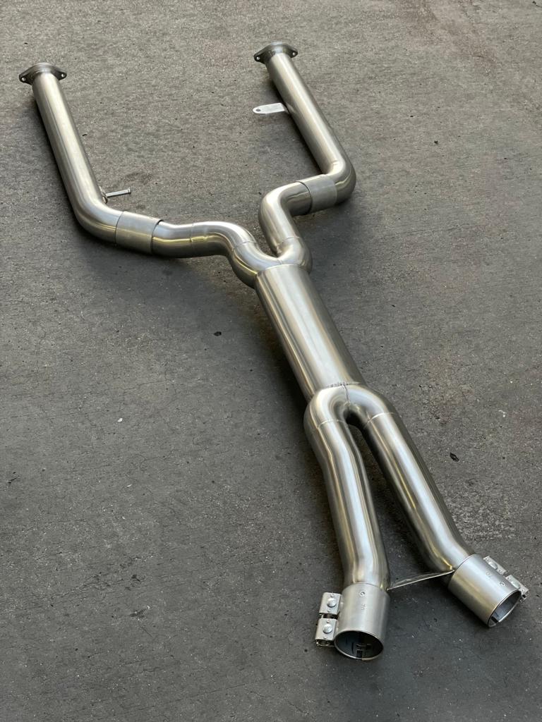 MODE Design Performance Equal Length Single Mid Pipe for BMW M3 G80 M4 G82 S58 - MODE Auto Concepts