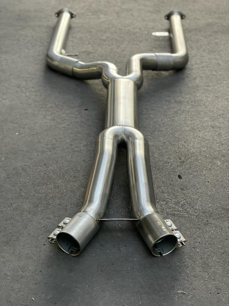 MODE Design Performance Equal Length Single Mid Pipe for BMW M3 G80 M4 G82 S58 - MODE Auto Concepts