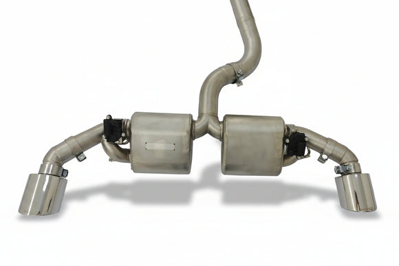 MODE Design Catback Exhaust System Valved inc. Front Pipe w. Stainless Tips for Toyota GR Yaris (Gen 1) 1.6 G16E - XP210 GZEA14 (2020-2024)