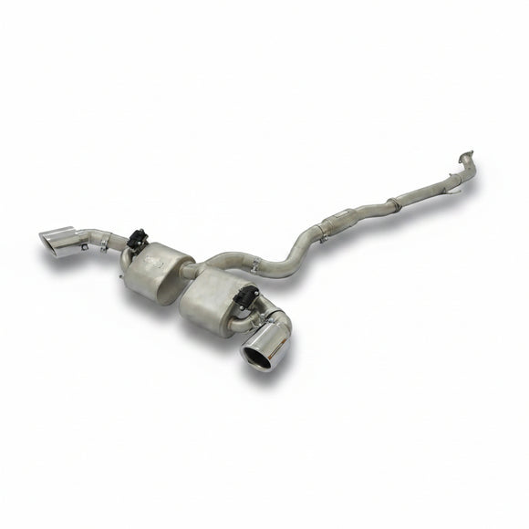 MODE Design Catback Exhaust System Valved inc. Front Pipe w. Stainless Tips for Toyota GR Yaris (Gen 1) 1.6 G16E - XP210 GZEA14 (2020-2024)