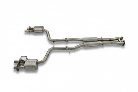 MODE Design Catback Exhaust System Valved inc. Mid Pipe w. Stainless Tips for Kia Stinger 3.3T V6 (2017-present)