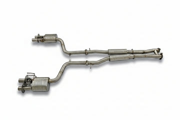 MODE Design Catback Exhaust System Valved inc. Mid Pipe w. Stainless Tips for Kia Stinger 3.3T V6 (2017-present)
