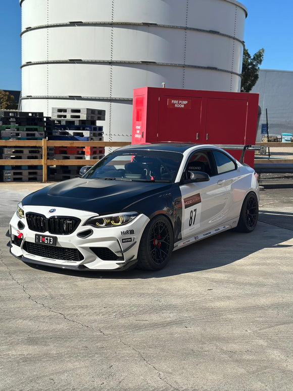 MODE Design Clubsport Bolt-In Rollcage / Harness Bar for BMW M2 F87 inc. M2 Competition - Motorsport Australia CAMS Approved - MODE Auto Concepts