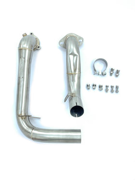 MODE Design Decatted Catless 3.5" Downpipe Mercedes Benz A200 A250 W177 CLA220 CLA250 C118 GLA220 GLA250 H257 B220 B250 W247 GLB 250 X247 - 0