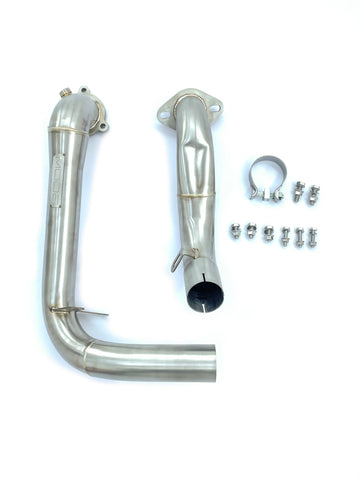 MODE Design Decatted Catless 3.5" Downpipe Mercedes Benz A200 A250 W177 CLA220 CLA250 C118 GLA220 GLA250 H257 B220 B250 W247 GLB 250 X247 - 0