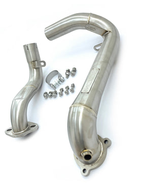 MODE Design 200cpsi Catted w. Heatshield 3.5" Downpipe Mercedes Benz A200 A250 W177 CLA220 CLA250 C118 GLA220 GLA250 H257 B220 B250 W247 GLB 250 X247 - 0