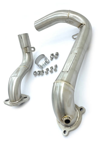 MODE Design Decatted Catless 3.5" Downpipe Mercedes Benz A200 A250 W177 CLA220 CLA250 C118 GLA220 GLA250 H257 B220 B250 W247 GLB 250 X247