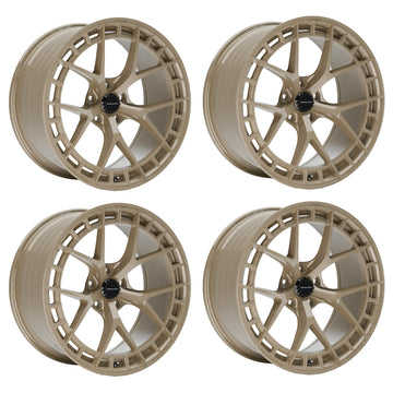 MODE Design FR-1 Forged Wheels Magnedyme Gold Set for BMW 1M E82 - MODE Auto Concepts