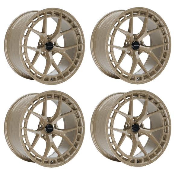 MODE Design FR-1 Forged Wheels Magnedyme Gold Set for BMW 1M E82 - MODE Auto Concepts