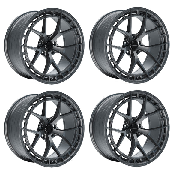 MODE Design FR-1 Forged Wheels Titan Grey Set for BMW M5 F10 F90 M6 F06 F12 F13 M8 F91 F92 F93 - MODE Auto Concepts