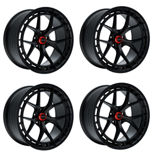 MODE Design FR-1 Forged Wheels Track-Spec Black Set for BMW M5 F10 F90 M6 F06 F12 F13 M8 F91 F92 F93 - MODE Auto Concepts