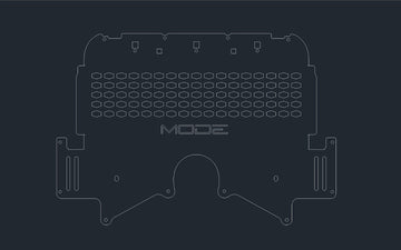 MODE Design Oil Cooler Skid Plate Guard Kit for BMW M3 F80 M4 F82 F83 & M2 F87 (inc. Competition) - MODE Auto Concepts