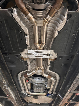 MODE Design Performance Equal Length Single Mid Pipe for BMW M2 G87 S58 - MODE Auto Concepts