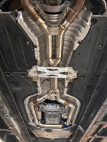 MODE Design Performance Equal Length Single Mid Pipe for BMW M2 G87 S58 - MODE Auto Concepts