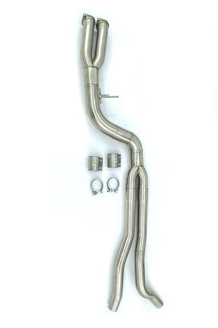 MODE Design Performance 3.5" Big Single Mid Pipe V2 for BMW M2 F87 Competition S55