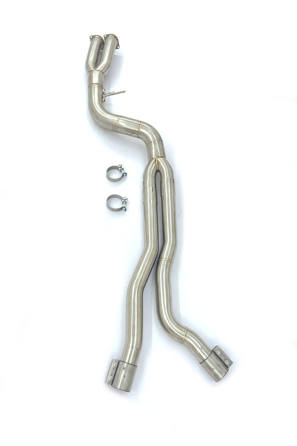 MODE Design Performance 3.5" Big Single Mid Pipe V2 for BMW M2 F87 Competition S55