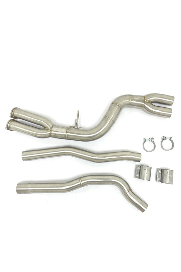 MODE Design Performance 3.5" Big Single Mid Pipe V2 for BMW M2 F87 Competition S55