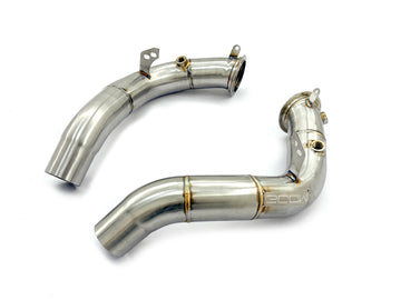MODE Design Decatted Downpipes for S63 BMW M5 F10 M6 F06 F11 F12 - 0