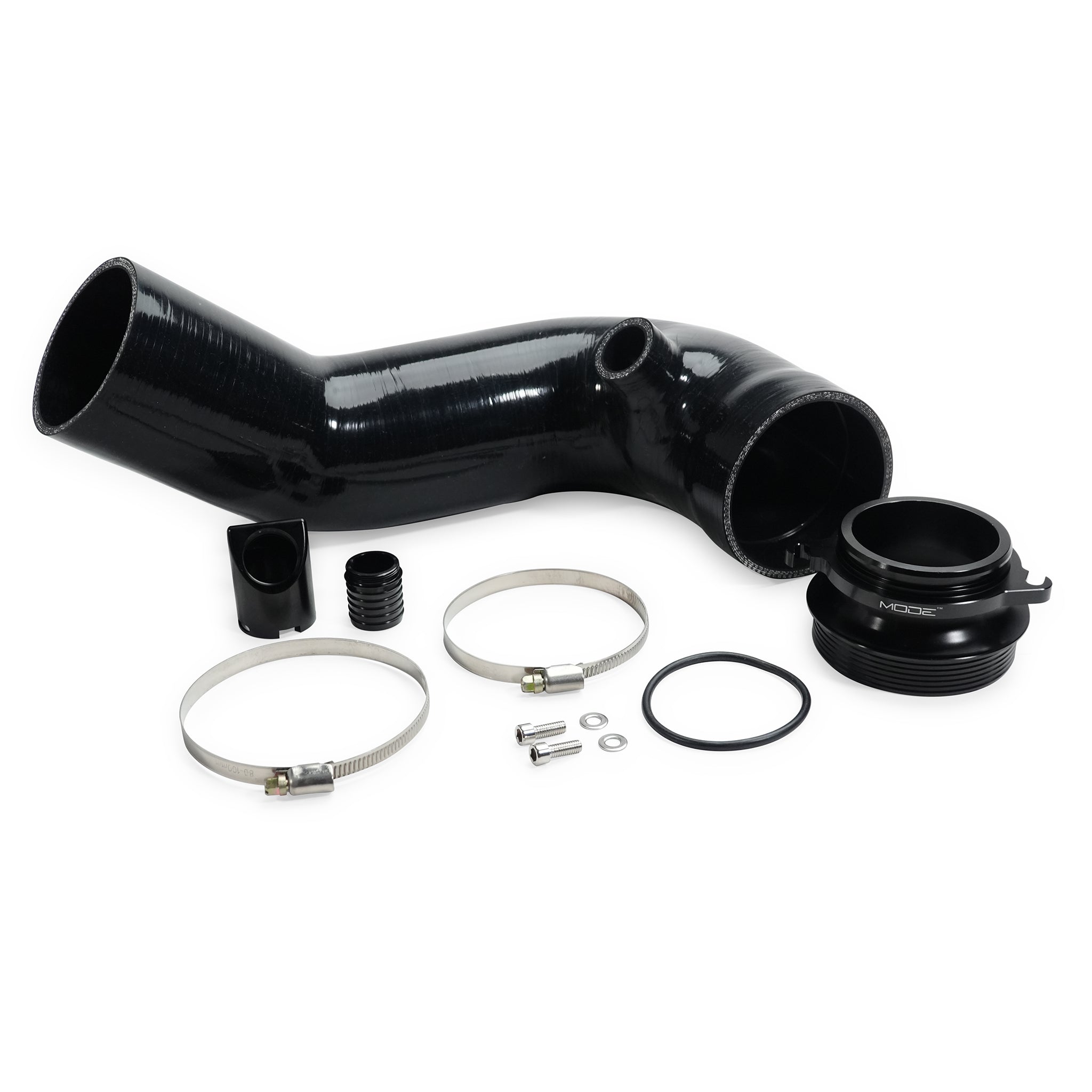 MODE Design Performance Silicone Inlet Pipe Black for VW Golf MK8 R Audi S3 8Y