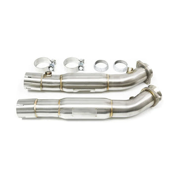 MODE Design Resonated Primary Cat Delete Test Pipe for BMW M3 E90 E91 E92 - MODE Auto Concepts