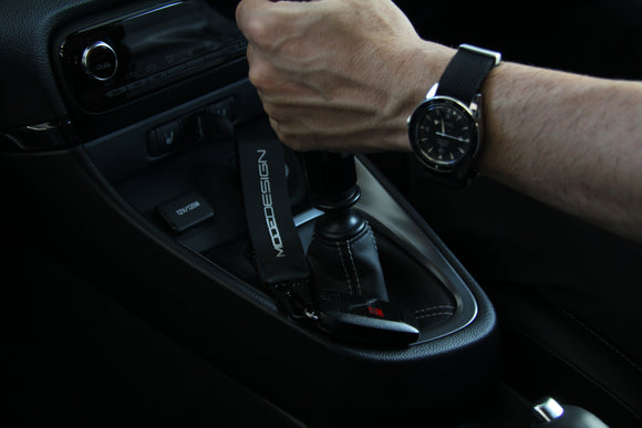 MODE DESIGN™ Rubber Key Tag Keychain Black