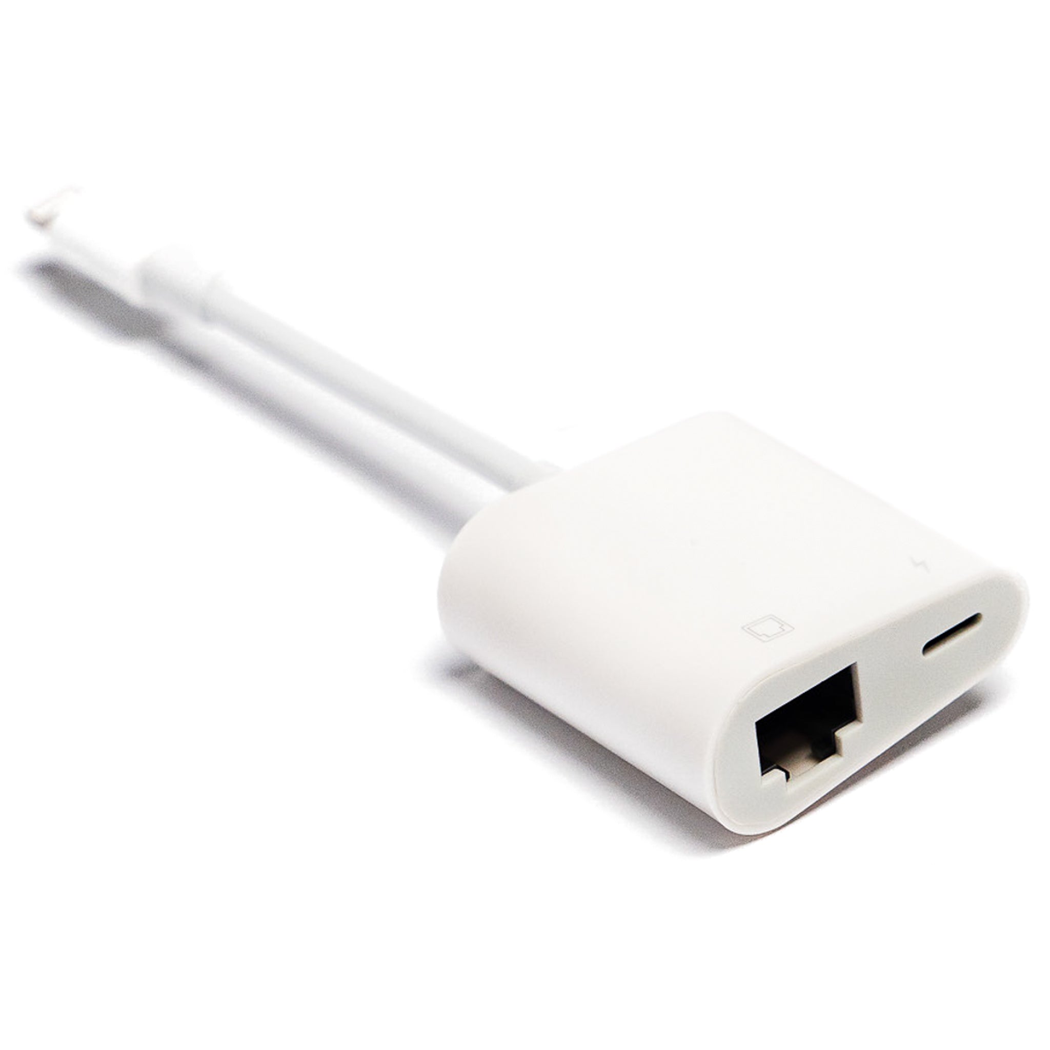 Adaptateur Lightning vers Ethernet - Adaptateur réseau RJ45 ENET LAN - Plug &amp; Play avec port de charge - Prend en charge 100 Mbps - iPhone et iPad iOS 10.3.3 vers iOS 14.8.1