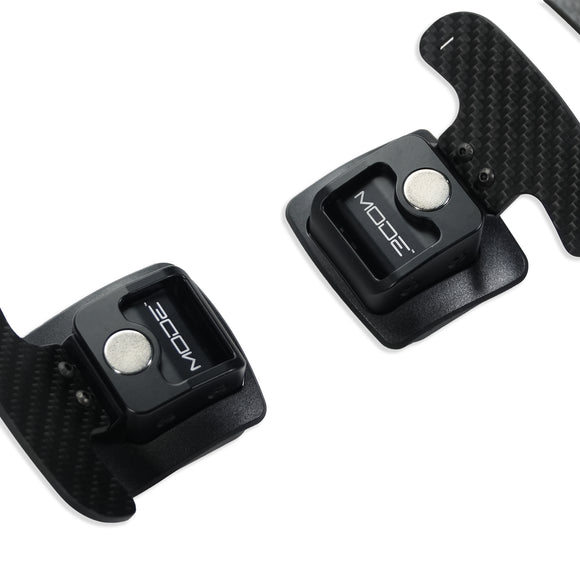 MODE Design Magnetic GT3 Style Carbon Fiber Full Replacement Paddle Shifters (OEM Fit) for BMW E-Series 1 & 3 Series 135i E82 E88 335i E90 E91 E92 E93 LCI - MODE Auto Concepts