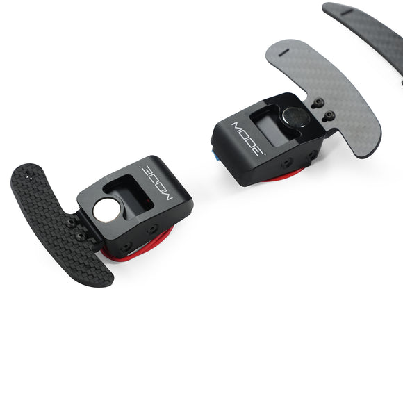 MODE Design Magnetic GT3 Style Carbon Fiber Full Replacement Paddle Shifters (OEM Fit) for BMW F-Series M2 F87 M3 F80 M4 F82 M5 F10 M6 F06 F12 F13 X5M F85 X6M F86 - MODE Auto Concepts