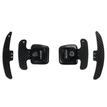 MODE Design Magnetic GT3 Style Carbon Fiber Full Replacement Paddle Shifters (OEM Fit) for BMW M3 E90 E92 E93 & X5M E70 X6M E71 - MODE Auto Concepts