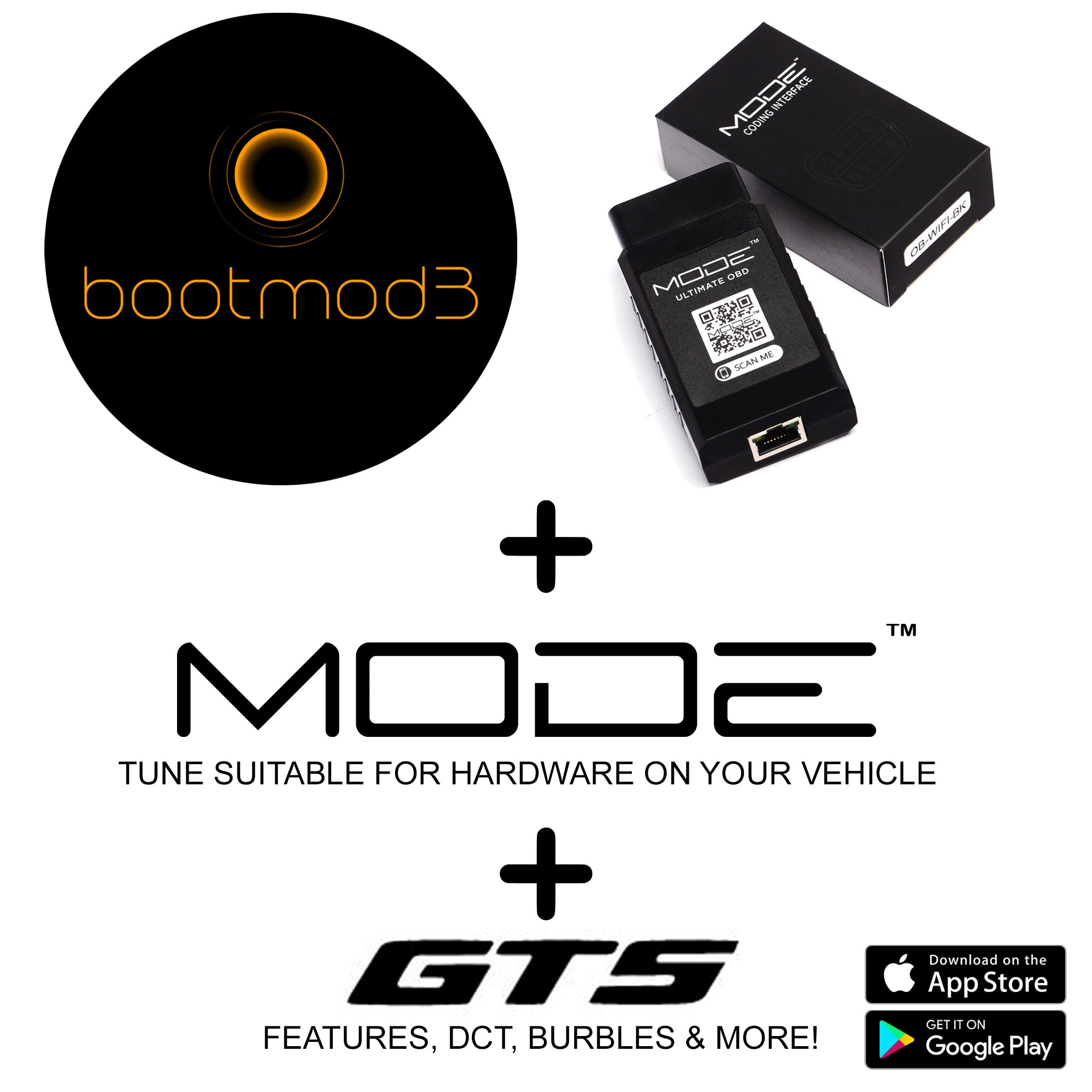 MODE x bootmod3 bm3 Ultimate Tuning Bundle for N55 - BMW F-Series M2 F87 & M135i M235i 335i 435i 535i 640i X3 X4 X5 X6 Tune