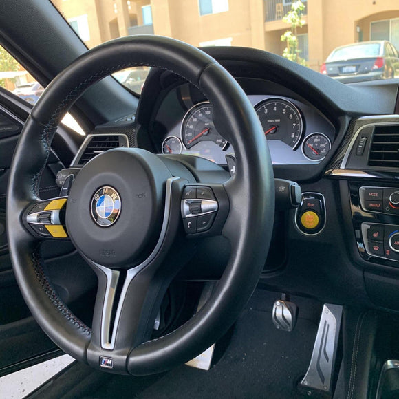 MODE Yellow Stop/Start Button for BMW M2 F87 M3 F80 M4 F82 M5 F10 M6 F06 F12 F13 X5M F85 X6M F86 - MODE Auto Concepts