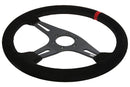 Motorsport Steering Wheel 195 Black Suede 350mm Flat - MODE Auto Concepts