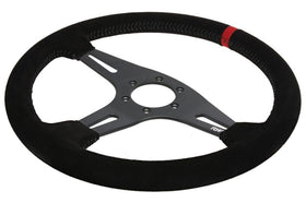 Motorsport Steering Wheel 195 Black Suede 350mm Flat - MODE Auto Concepts
