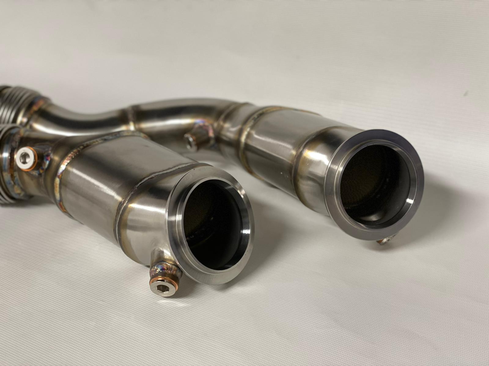 MODE Design 200cpsi Catted Downpipe S55 BMW M3 F80 M4 F82 M2 Competition F87 - MODE Auto Concepts