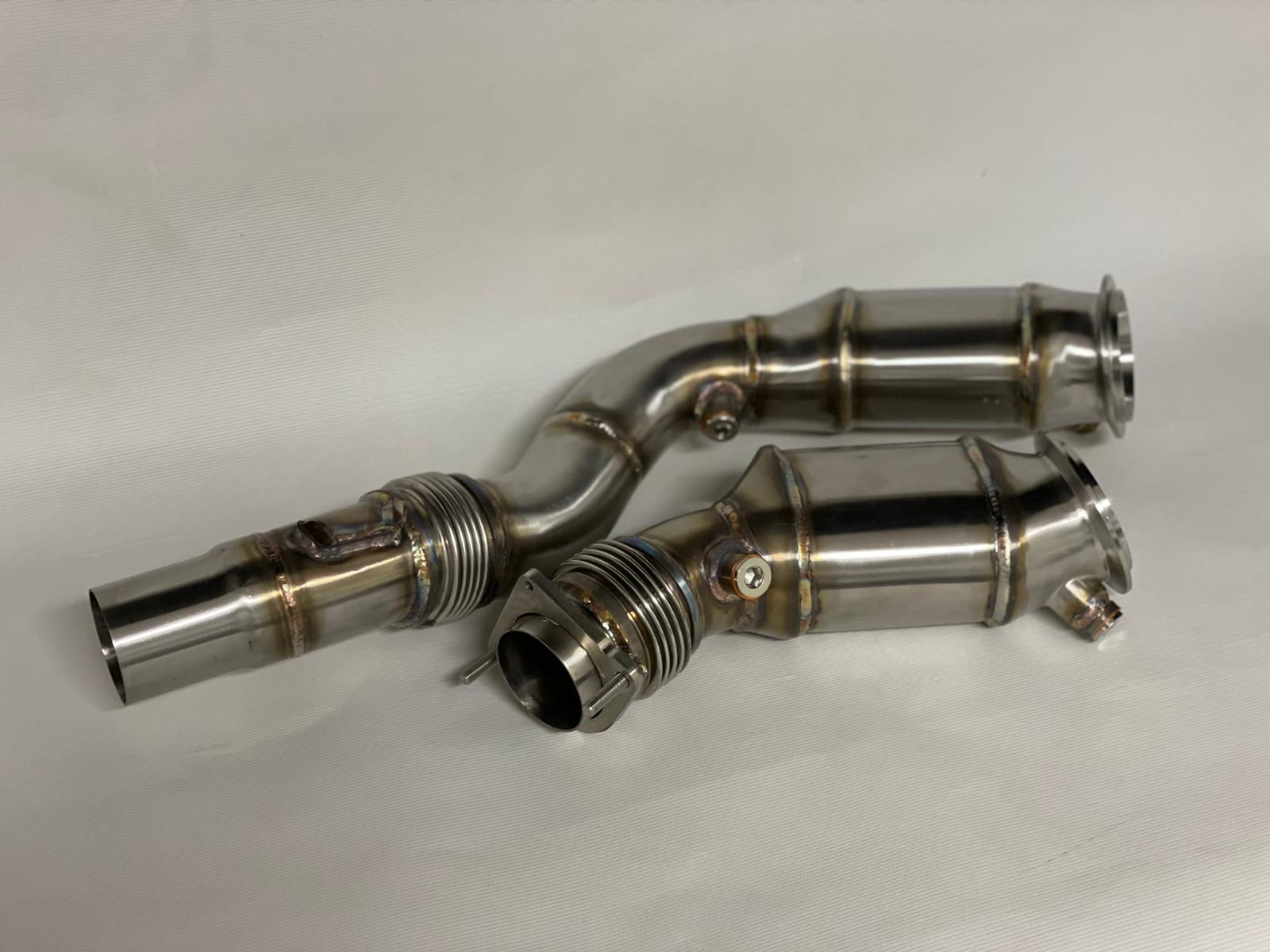 MODE Design 200cpsi Catted Downpipe S55 BMW M3 F80 M4 F82 M2 Competition F87 - MODE Auto Concepts